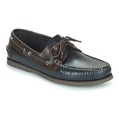 Pellet Vendée men's Boat Shoes in Blue