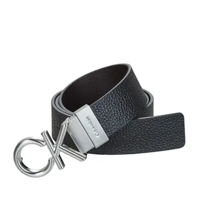 Calvin Klein Jeans ADJ/REV CK METAL BOMBE PB 35MM men's Belt in Black