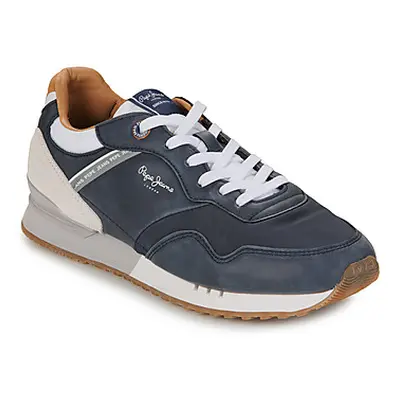 Pepe jeans LONDON COURT M men's Shoes (Trainers) in Marine