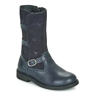 Citrouille et Compagnie HANDRE girls's Children's High Boots in Blue