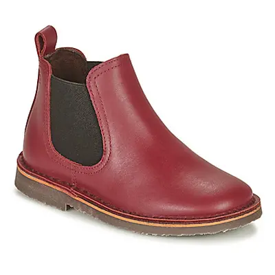 Citrouille et Compagnie HOVETTE girls's Children's Mid Boots in Red