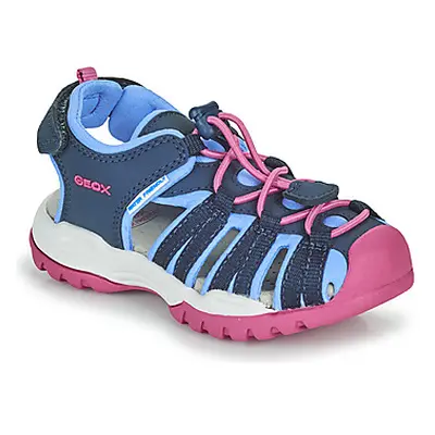 Geox BOREALIS GIRL girls's Children's Sandals in Blue