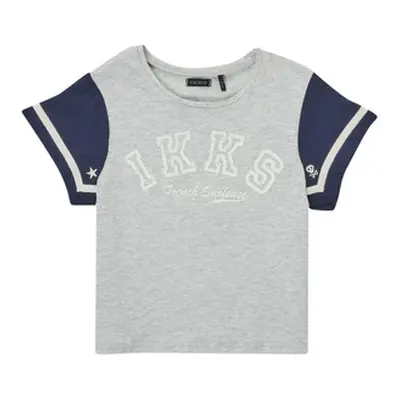 Ikks EAGLEE girls's Children's T shirt in Multicolour