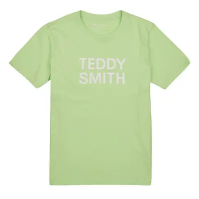 Teddy Smith TICLASS 3 MC JR boys's Children's T shirt in Green