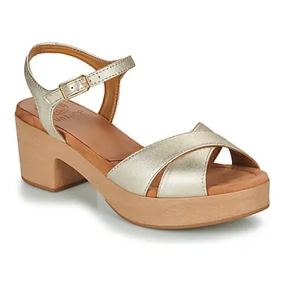 Unisa IRAM women's Sandals in Gold