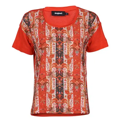 Desigual LOMBOK women's T shirt in Red