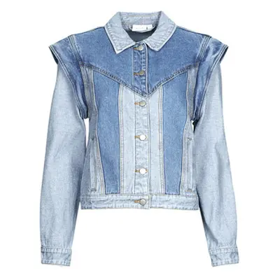 Vila VIMALUSA L/S 2IN1 DENIM women's Denim jacket in Blue