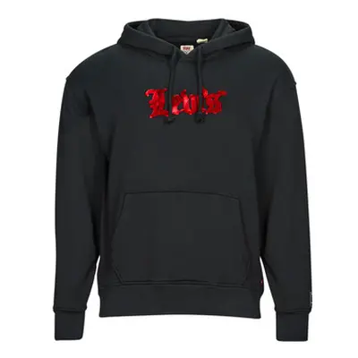 Levis RELAXED GRAPHIC PO men's Sweatshirt in Black