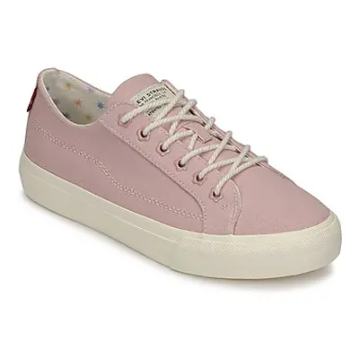 Levis DECON LACE S women's Shoes (Trainers) in Pink