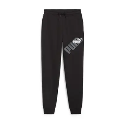 Puma PUMA POWER GRAPHIC SWEATPANTS TR CL B boys's Children's Sportswear in Black