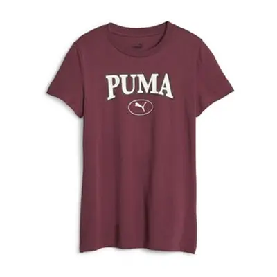 Puma PUMA SQUAD GRAPHIC TEE G girls's Children's T shirt in Purple