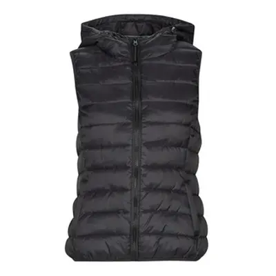 Only ONLNEWTAHOE HOOD WAISTCOAT OTW NOOS women's Jacket in Black