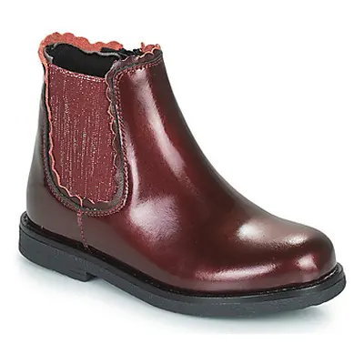 Citrouille et Compagnie PRAIRIE girls's Children's Mid Boots in Red