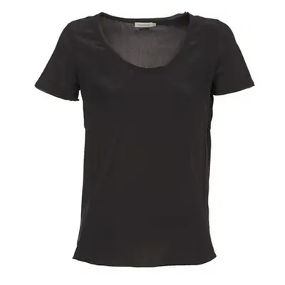 Calvin Klein Jeans WAGMAR SILK women's T shirt in Black