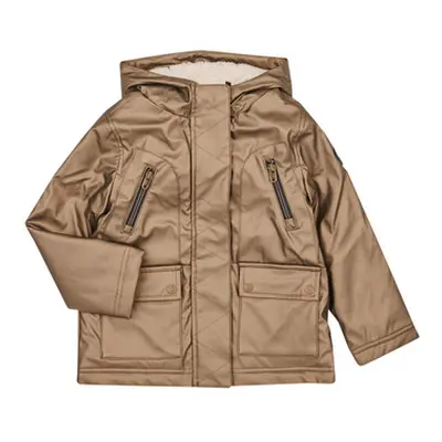 Ikks XV42012 girls's Children's Parka in Gold