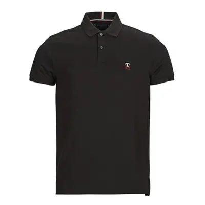 Tommy Hilfiger MONOGRAM SMALL IMD REG POLO men's Polo shirt in Black