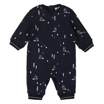 Carrément Beau Y94187 boys's Children's Jumpsuit in Blue