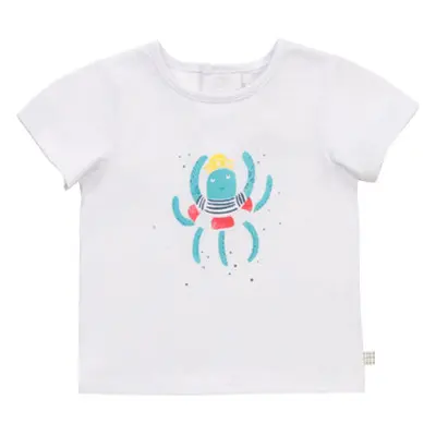 Carrément Beau Y95275-10B boys's Children's T shirt in White