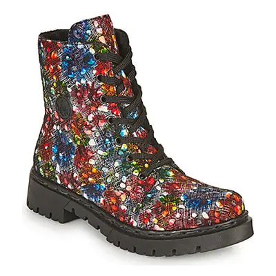 Rieker Y2440-90 women's Mid Boots in Multicolour