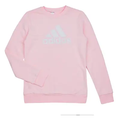 Adidas ESS BL SWT girls's Children's Sweatshirt in Pink