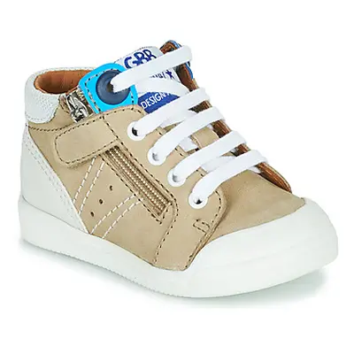 GBB ANATOLE boys's Children's Shoes (High-top Trainers) in Beige