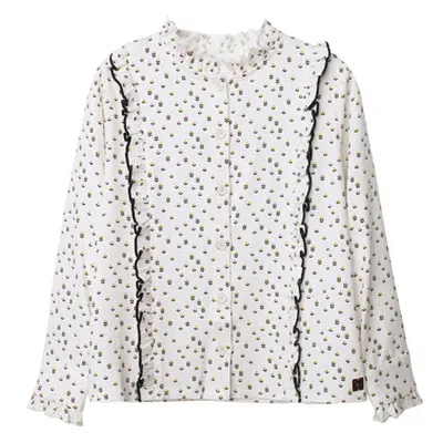 Carrément Beau Y15356 girls's Children's Blouse in White