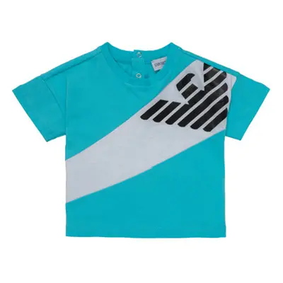 Emporio Armani Alois boys's Children's T shirt in Blue