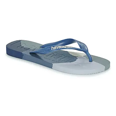 Havaianas TOP LOGOMANIA COLORS II men's Flip flops / Sandals (Shoes) in Blue