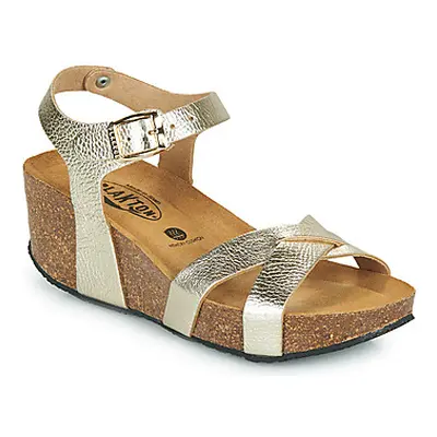 Plakton SO FINAL women's Sandals in Gold