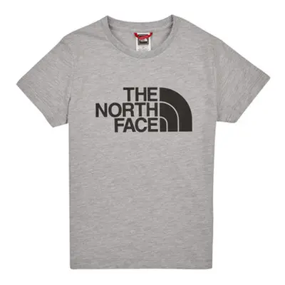 The North Face Boys S/S Easy Tee boys's Children's T shirt in Grey