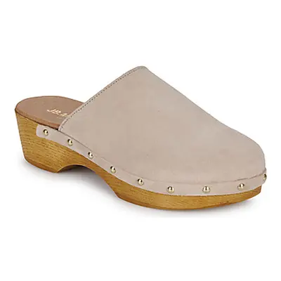 JB Martin ALICE women's Clogs (Shoes) in Beige