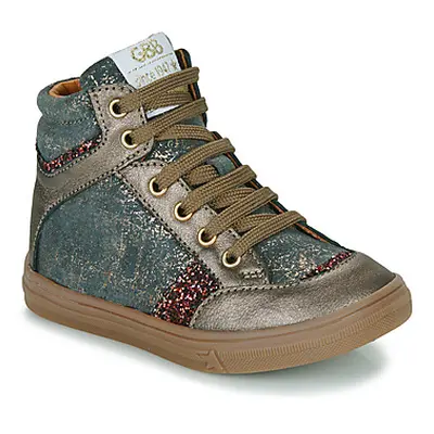 GBB LAURETTE girls's Children's Shoes (High-top Trainers) in Brown