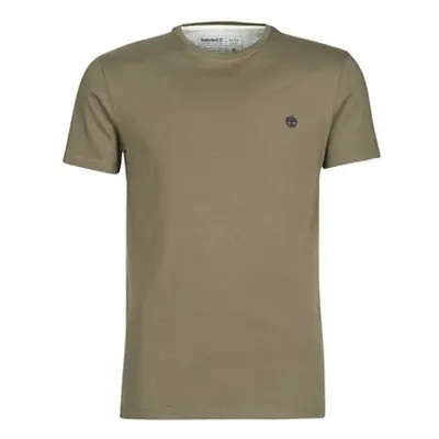 Timberland SS DUNSTAN RIVER CREW TEE men's T shirt in Kaki