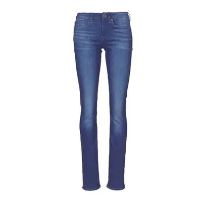 G-Star Raw MIDGE SADDLE MID STRAIGHT women's Jeans in Blue