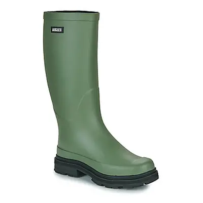 Aigle ULTRA RAIN M men's Wellington Boots in Kaki