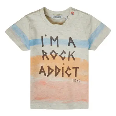 Ikks XS10061-60 boys's Children's T shirt in Multicolour