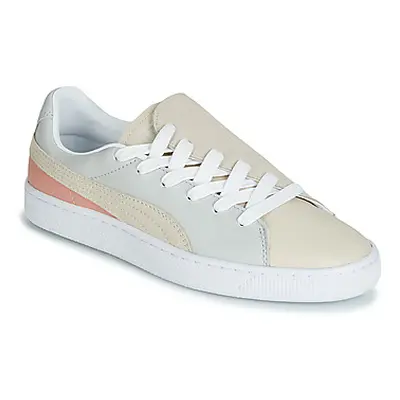 Puma WN BASKET CRUSH PARIS.GRAY women's Shoes (Trainers) in Beige