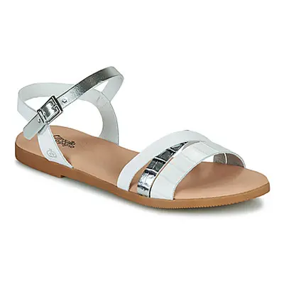 Citrouille et Compagnie OBINOU girls's Children's Sandals in White