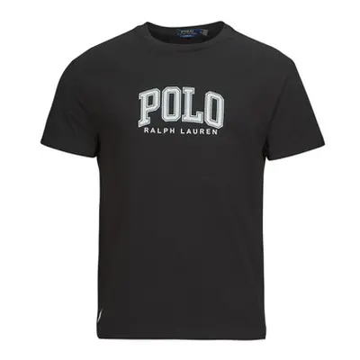 Polo Ralph Lauren T-SHIRT AJUSTE EN COTON SERIGRAPHIE POLO RALPH LAUREN men's T shirt in Black