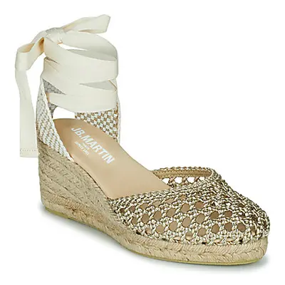 JB Martin VISALIA women's Espadrilles / Casual Shoes in Gold