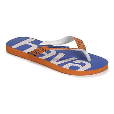 Havaianas TOP LOGOMANIA MID TECH women's Flip flops / Sandals (Shoes) in Blue