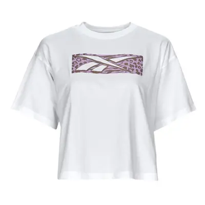 Reebok Classic Graphic Tee -Modern Safari women's T shirt in White