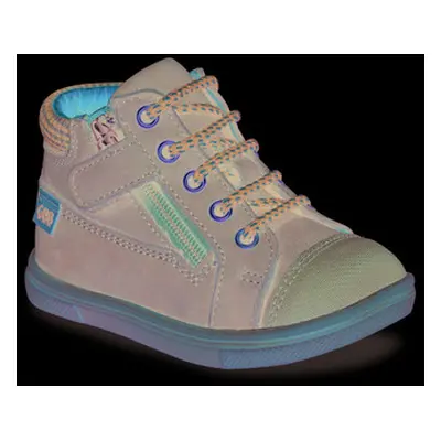 GBB GENIN boys's Children's Shoes (High-top Trainers) in Brown