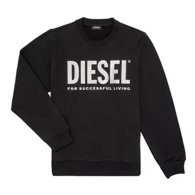 Diesel SANGWX girls's Children's Sweatshirt in Black