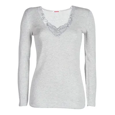 Damart FANCY KNIT GRADE 4 women's Bodysuits in Grey