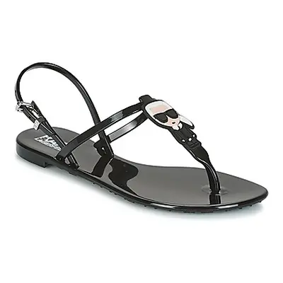 Karl Lagerfeld JELLY KARL ICONIK women's Sandals in Black