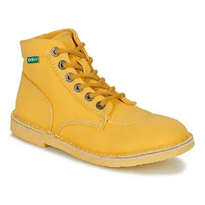 Kickers KICK LEGEND women's Mid Boots in Yellow