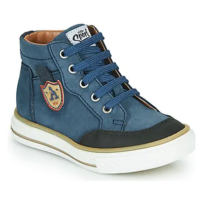 GBB NATHAN boys's Children's Shoes (High-top Trainers) in Blue