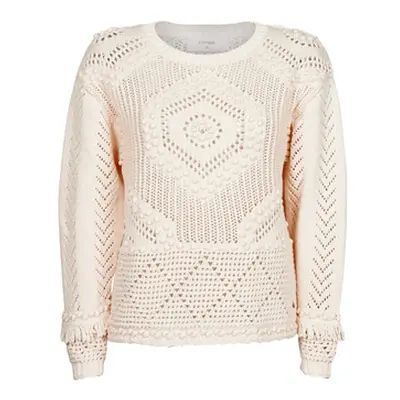 Cream CELESTE KNIT women's Sweater in Beige