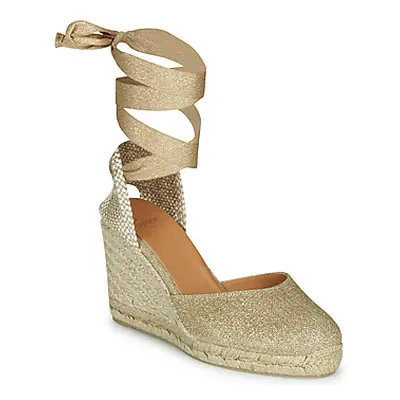 Castaner CARINA women's Espadrilles / Casual Shoes in Gold